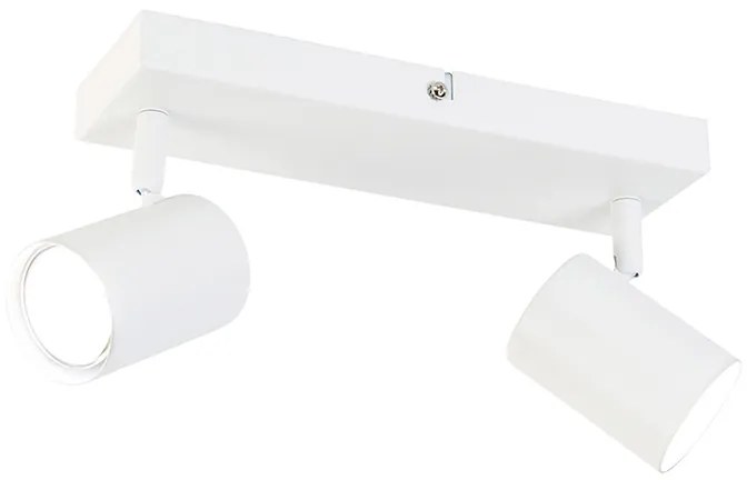 Inteligentny Plafon / Reflektorek / Spot / Spotow / Lampy sufitowe biały prostokątny w tym 2 WiFi GU10 - Jeana Nowoczesny Oswietlenie wewnetrzne