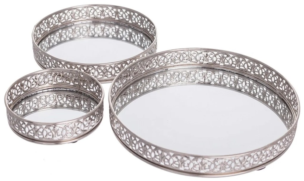 Komplet tac Judith 3szt. silver