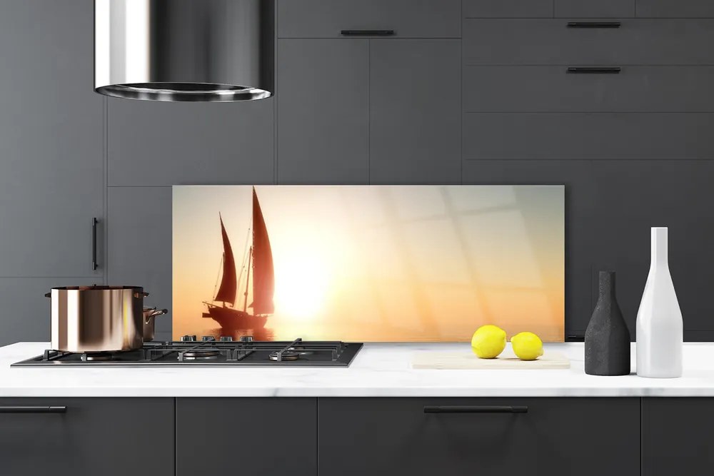 Panel nad blat kuchenny Rejs o Zachodzie Słońca