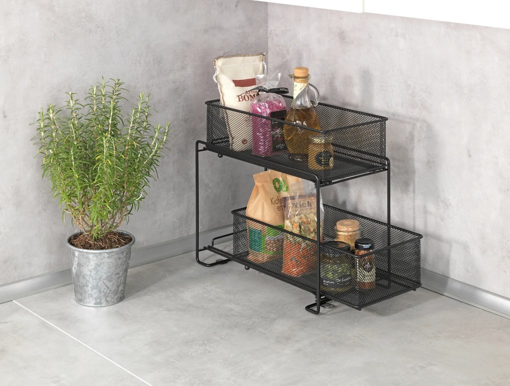 Koszyk kuchenny na żywność GIOMA, 2 poziomy, WENKO