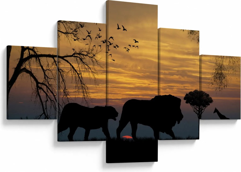 Obraz Safari (125x70 cm)