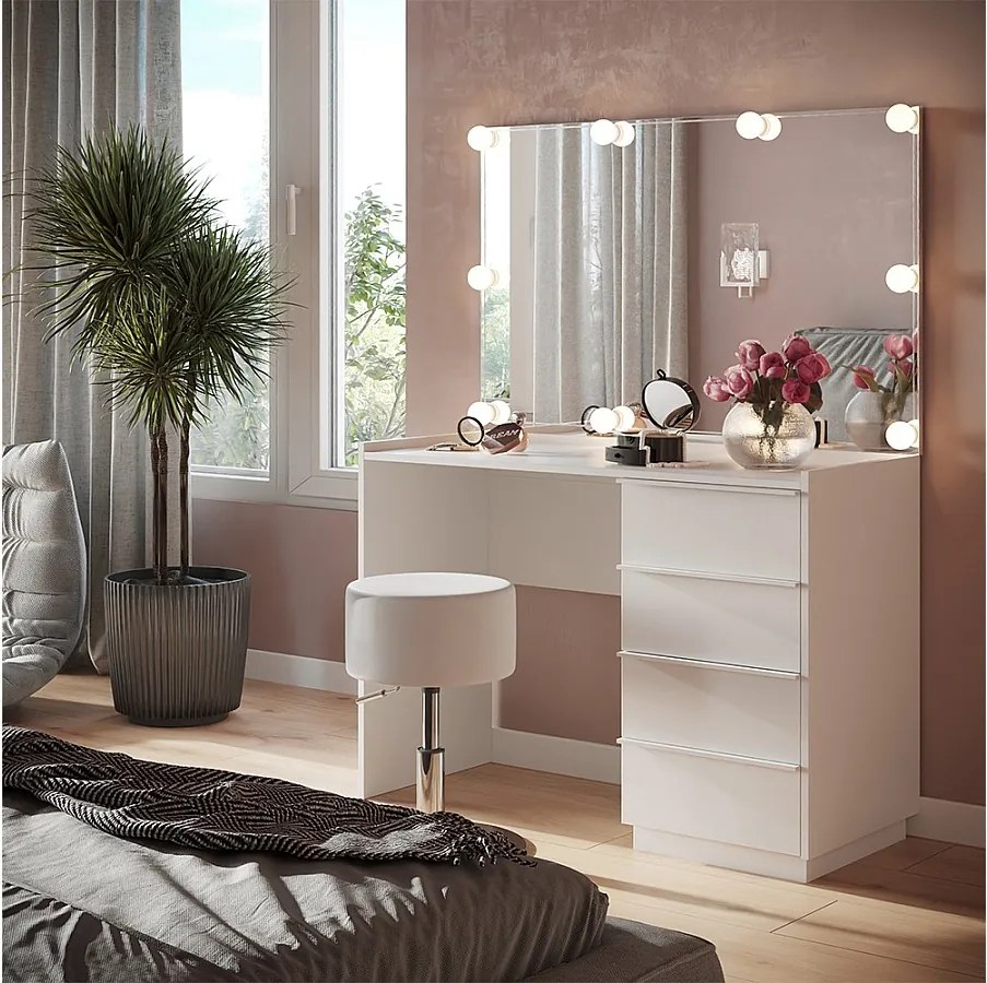 Stół do toalety biały 110x45x77.2 viktoria