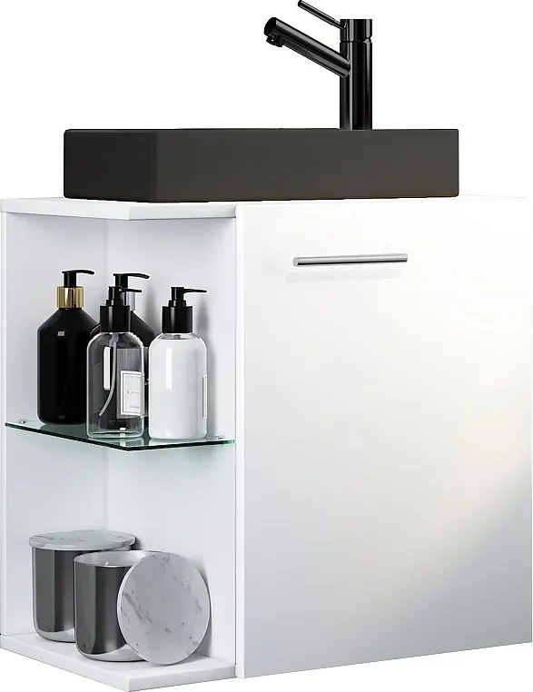 2 szt umywalka Hausa wąska czarna