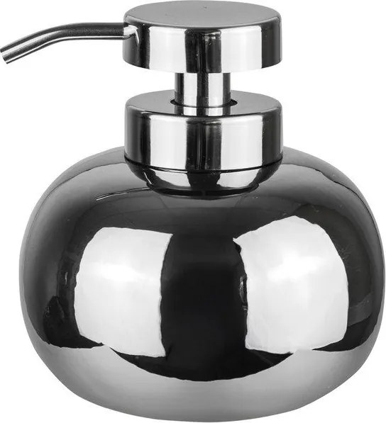 Ceramiczny dozownik do mydła w kolorze srebra 200 ml Lotus – Mette Ditmer Denmark