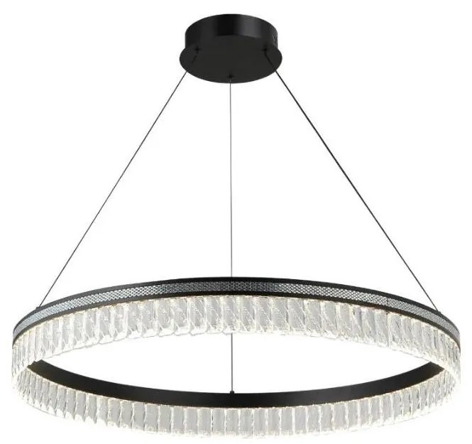 LED ściemnialny kryształowy żyrandol na przewodzie THALIA LED/55W/230V 3000-6000K + pilot