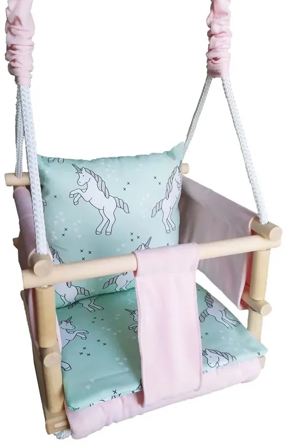 Drewniana huśtawka dla dzieci 5 wzorów W5-G73