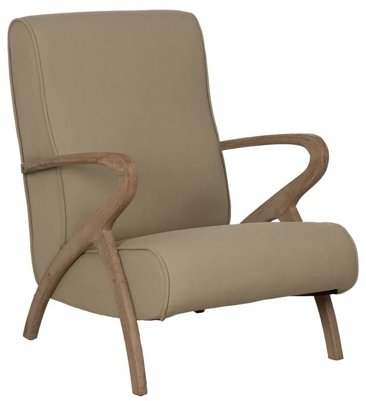 Beżowy fotel Weave – Ixia