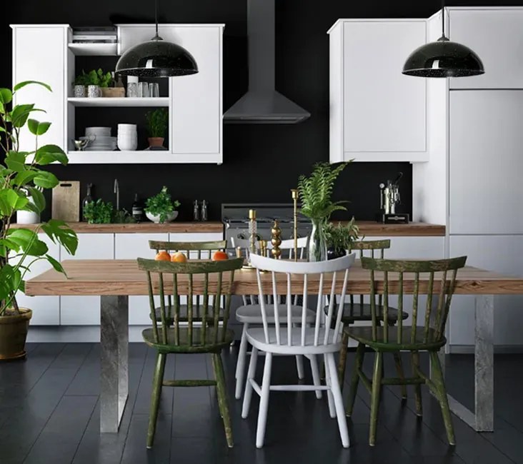 Lampa wisząca do kuchni 3X E565 Z5-L85