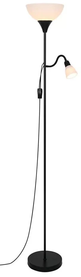 Nordlux - Lampa podłogowa LAURIA 1xE27/40W/230V + 1xE14/15W