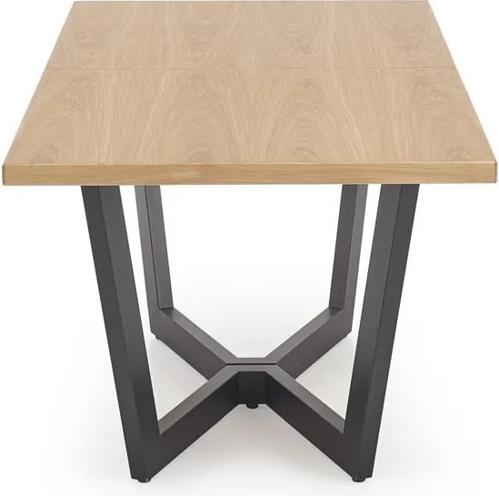 Rozkładany stół w stylu industrialnym Massive 2 Halmar dąb naturalny