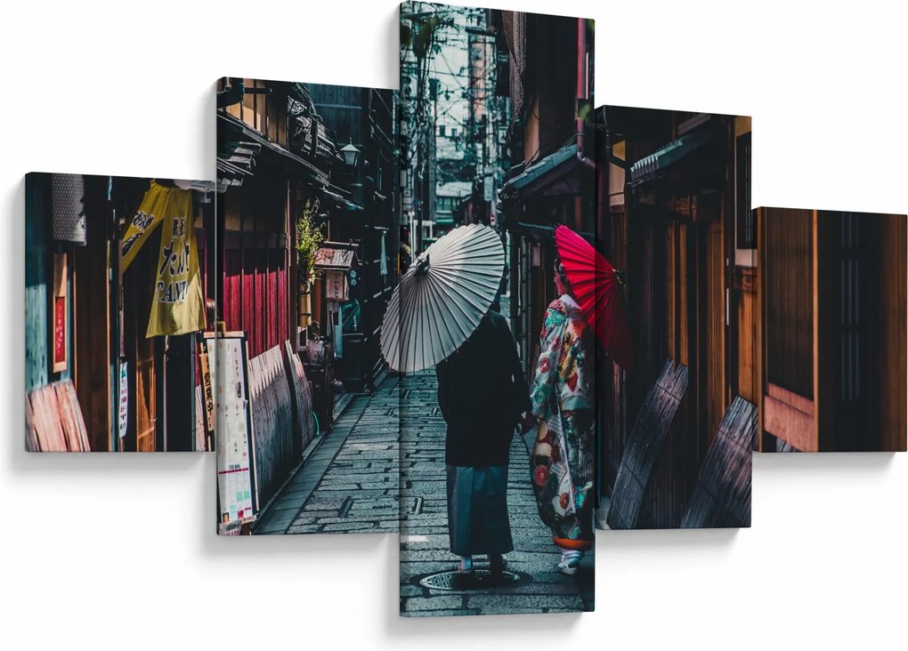 Obraz - Spacer po Tokio (125x70 cm)