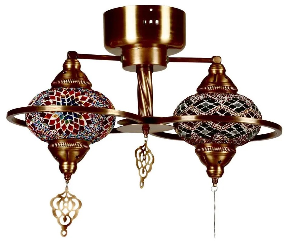 Lampa sufitowa przysufitowa YENI 1xE27/40W/230V brązowa