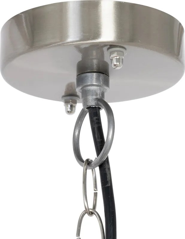 Industrialna lampa wisząca stal IP44 - Shell