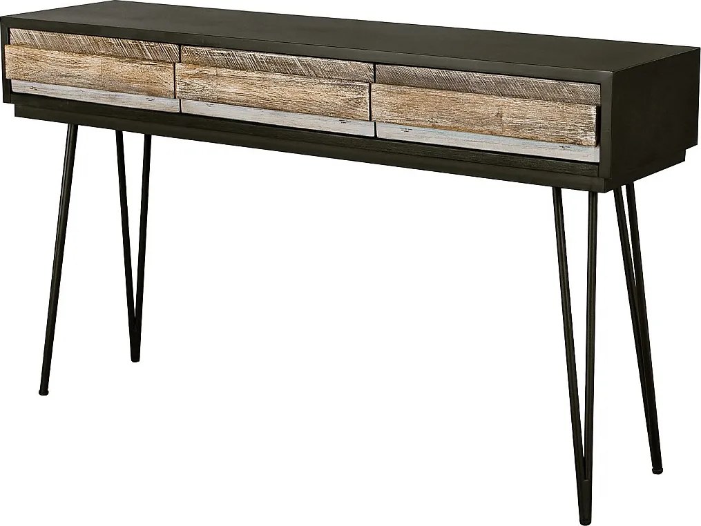 Konsola 140x80x35 cm czarna adesso adesl08