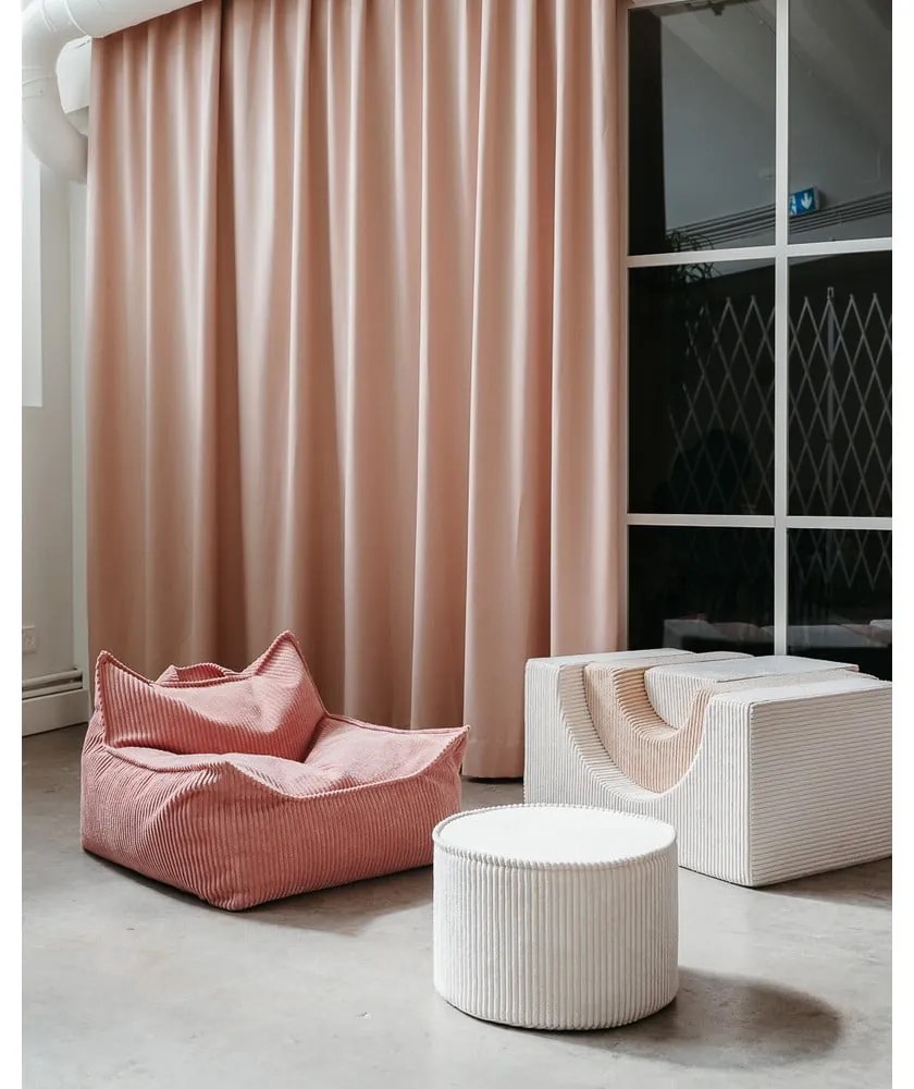 Kremowy sztruksowy piankowy plac zabaw 3 szt. wysokość 37 cm 75x49 cm Rainbow Montessori – Wigiwama