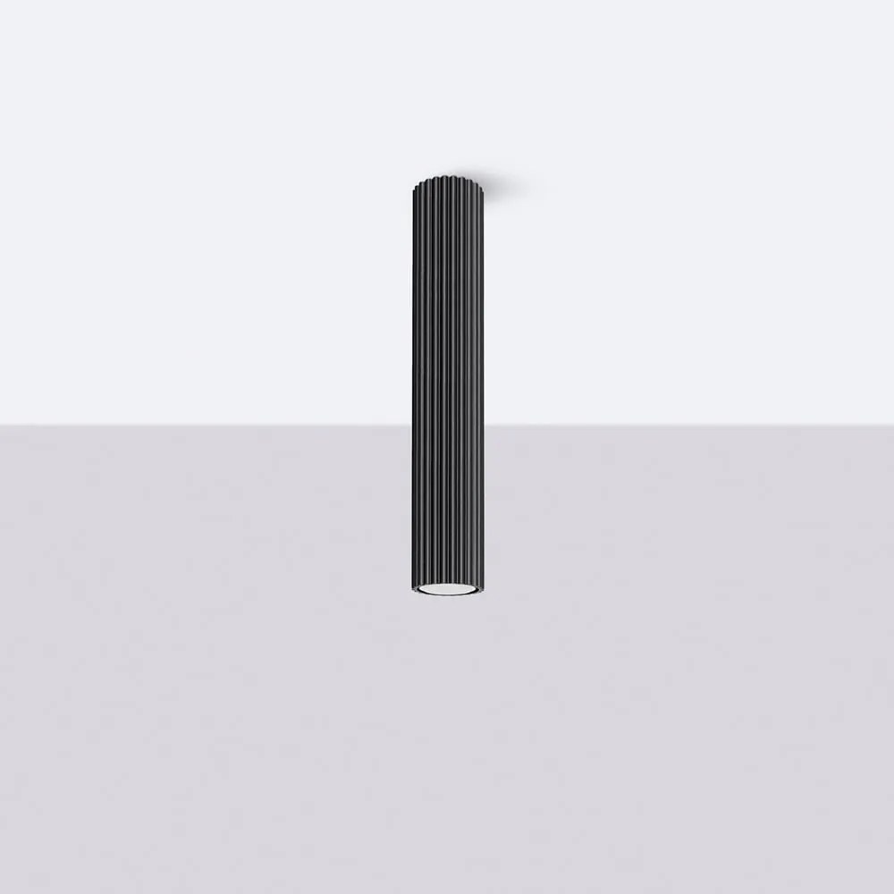 Czarna lampa punktowa Gleam – Sollux