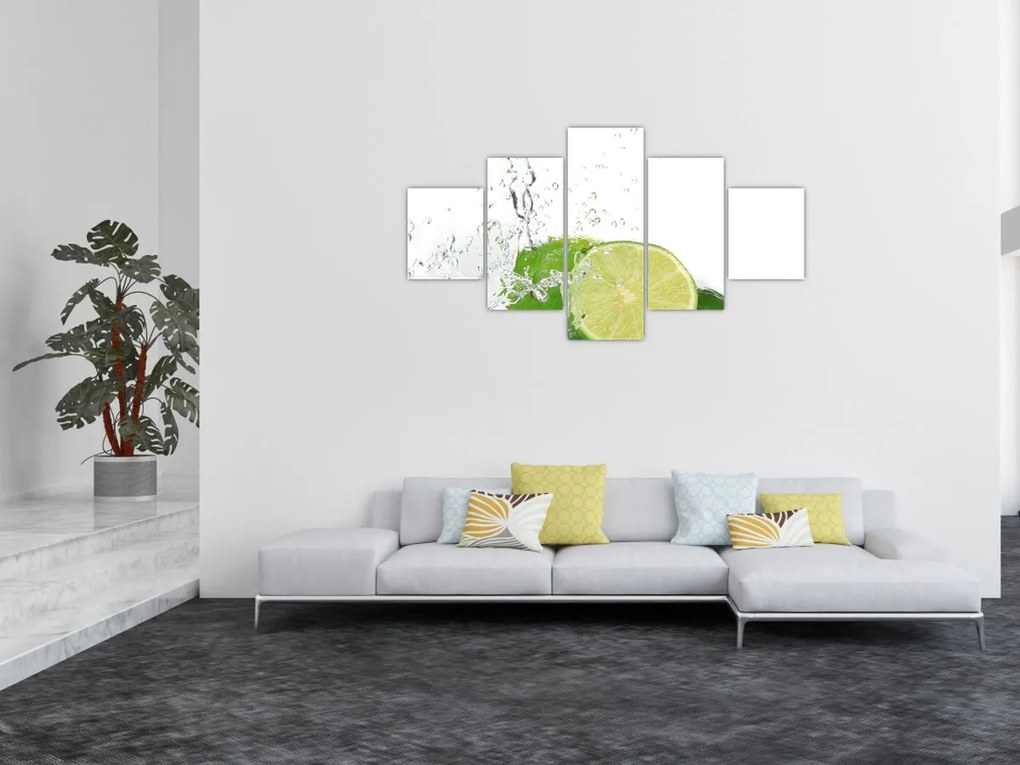 Obraz - Soczyste cytryny (125x70 cm)
