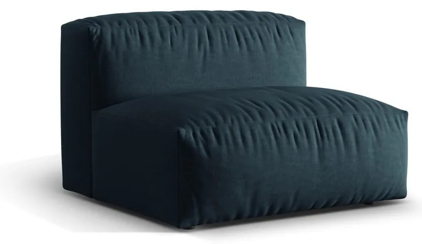 Ciemnoniebieski moduł sofy (moduł środkowy) Martina – Micadoni Home