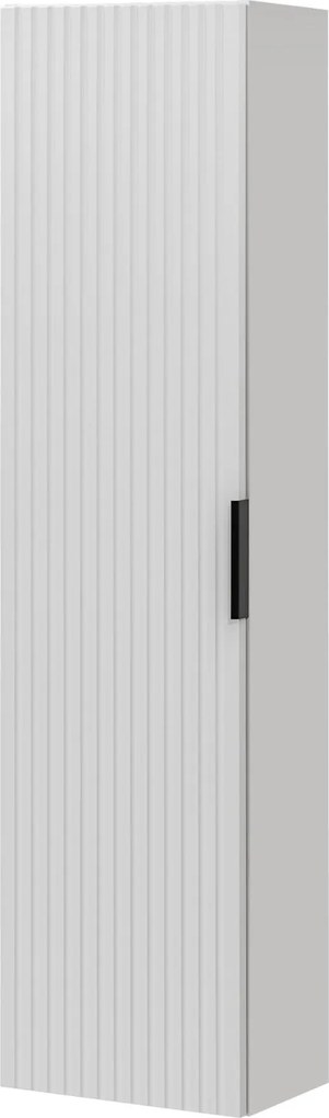 Szafka łazienkowa wisząca słupek biały mat 35 x 25 x 140 cm ASTROS White