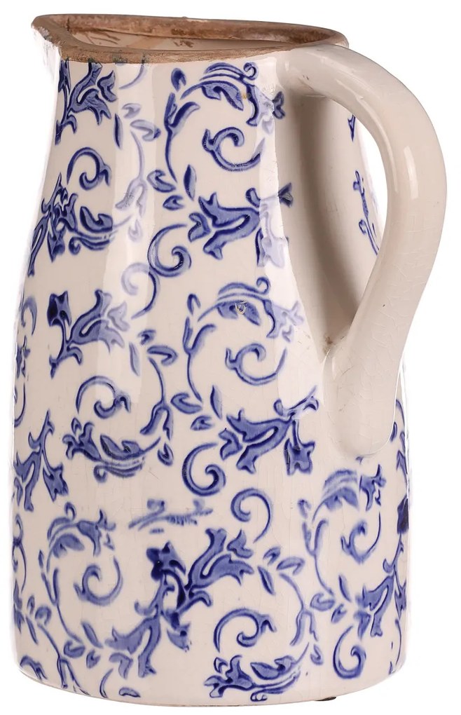 Ceramiczny dzban w stylu retro, 20 x 16 x 24 cm