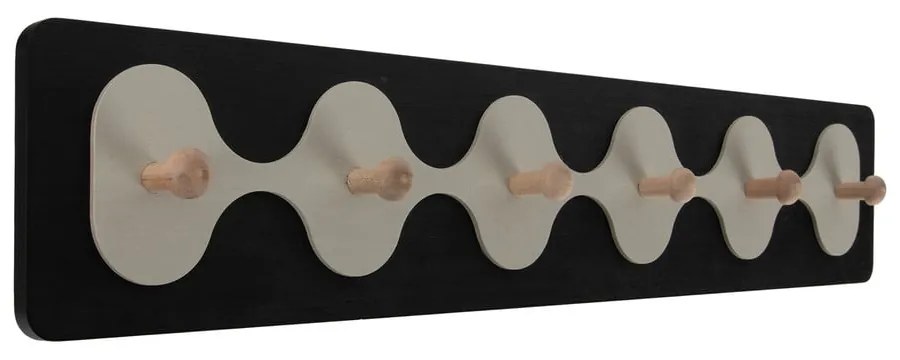 Czarny wieszak ścienny 60 cm Rizar – PT LIVING