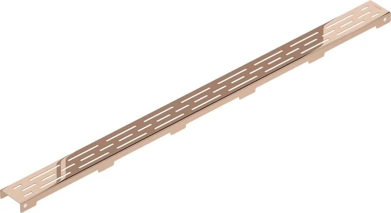 Mexen Flat M01 maskownica do odpływu liniowego 80 cm, różowe złoto - 1620080
