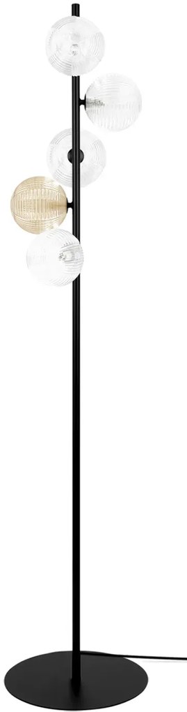 Stojąca lampa z kryształowymi kloszami Z8-S70