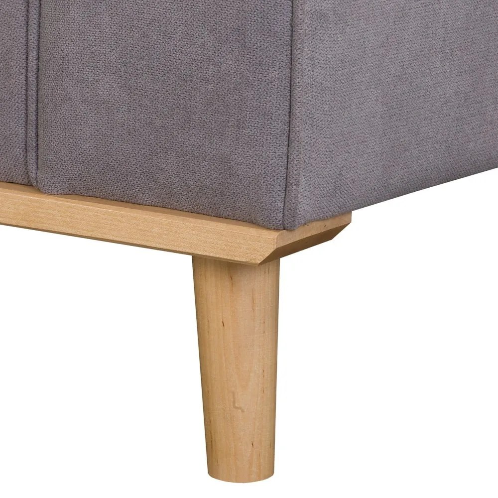 Szara sofa 193 cm Beata – Ropez