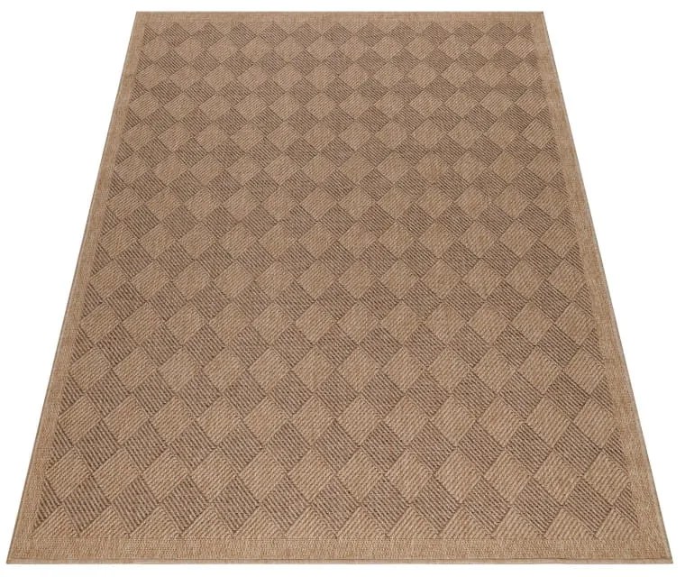 Dywan uniwersalny Dhaka Roby antracytowo-beżowy 80 cm x 250 cm