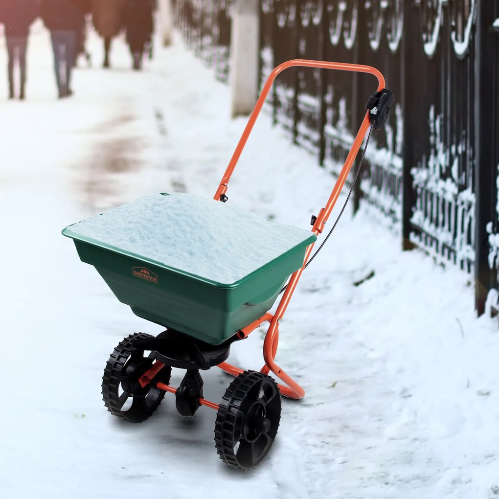 Posypywacz SEED, 25l, zielona/pomarańczowa Gardebruk