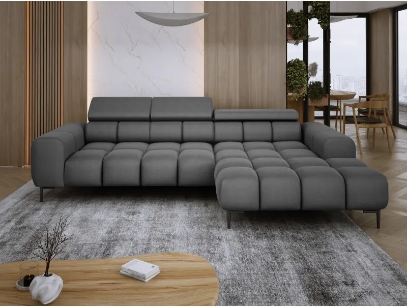 Narożnik PLAZA MINI Prawostronny w tkaninie Promocyjnej SOLAR 96 WERSAL