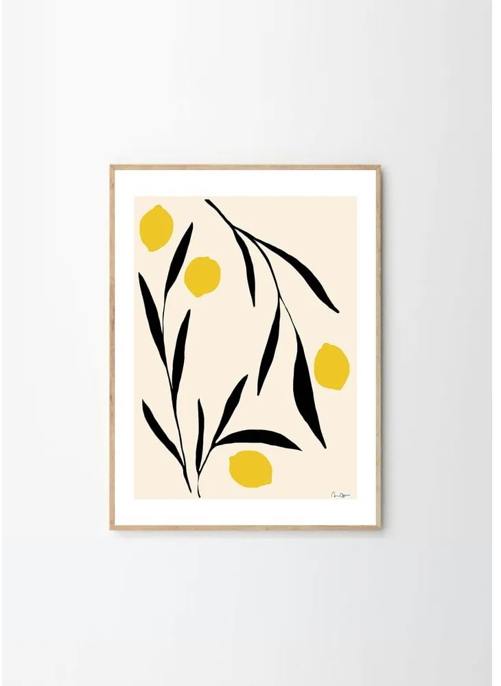Plakat 30x40 cm Lemon – Anna Mörner – The Poster Club