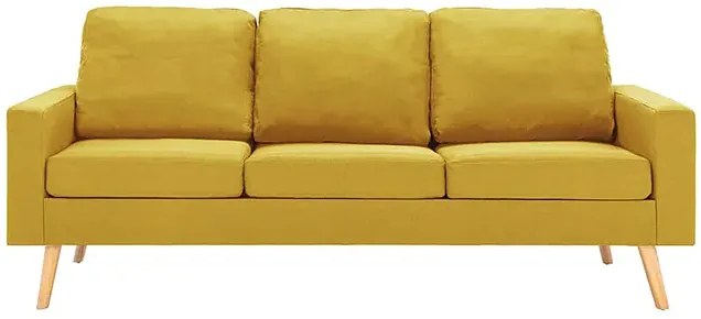 3-osobowa żółta sofa - Eroa 3Q