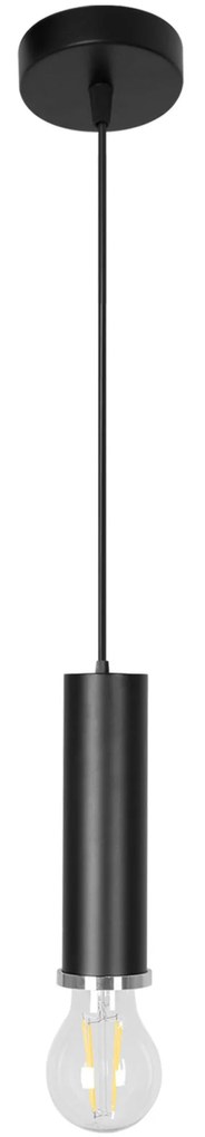 Lampa wisząca OSTI A APP104-1CP Czarna