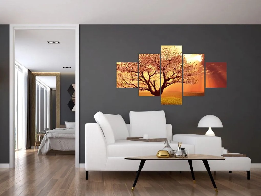 Obraz promieni Boga (125x70 cm)