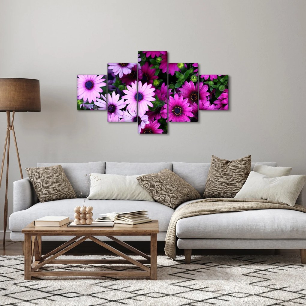 Obraz - Kwiaty (125x70 cm)