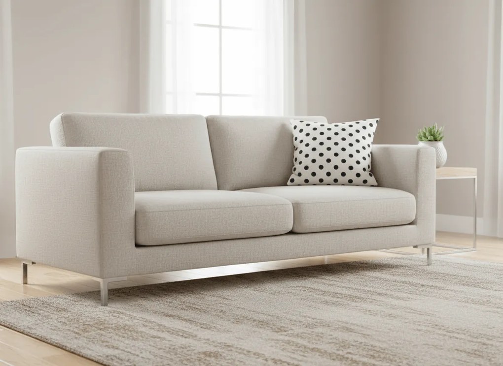 Dekoracyjna poszewka na poduszkę COLAM GREY 50x70 cm, szara