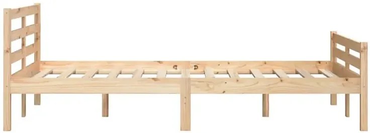 Podwójne łóżko z naturalnej sosny 140x200 T6-B84