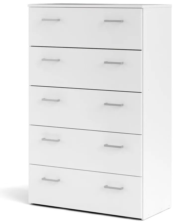 Biała wysoka komoda 74x115 cm Space – Tvilum