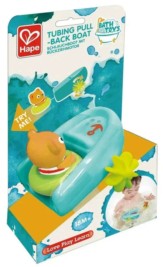 Hape Łódka z misiem naciągana