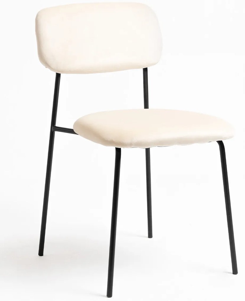 Krzeso Vius z czarnego aksamitu