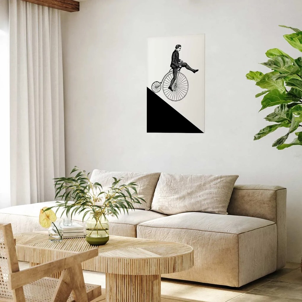 Plakat Cyklista 60x90 cm bez ramy bez marginesu ARTGEIST B