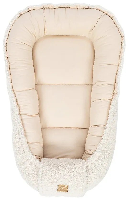 Beżowy kokon dla niemowląt 55x83 cm – Meowbaby
