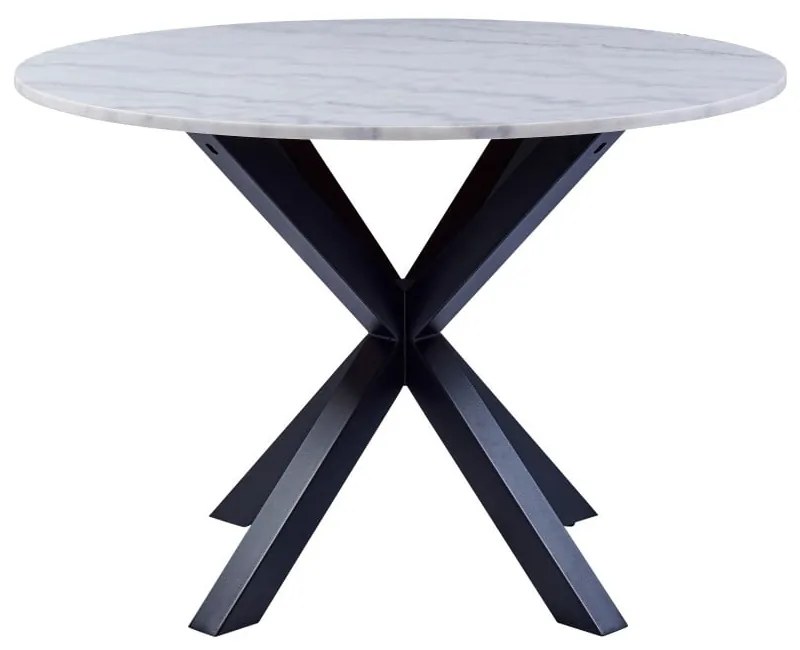 Stół z marmurowym blatem Actona Heaven, ⌀ 110 cm
