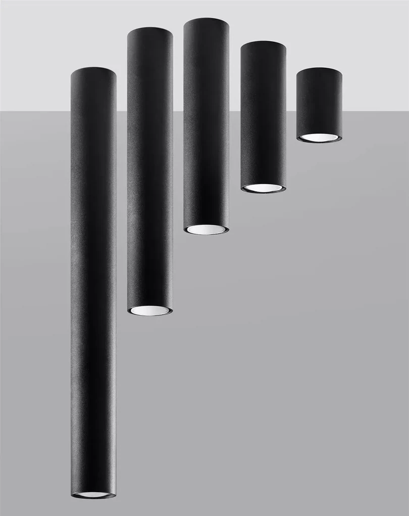 Plafon LAGOS 40 czarny SOLLUX LIGHTING
