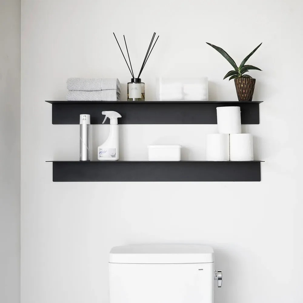 Czarna metalowa półka 90 cm – YAMAZAKI