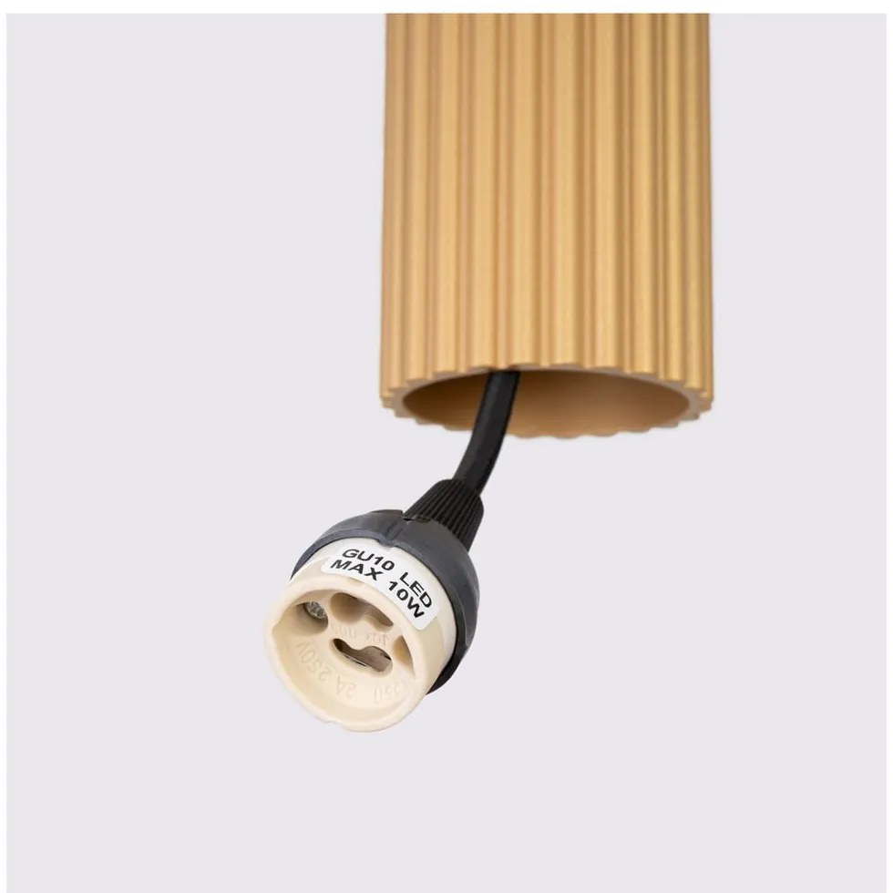 Lampa wisząca w kolorze złota Gleam – Sollux