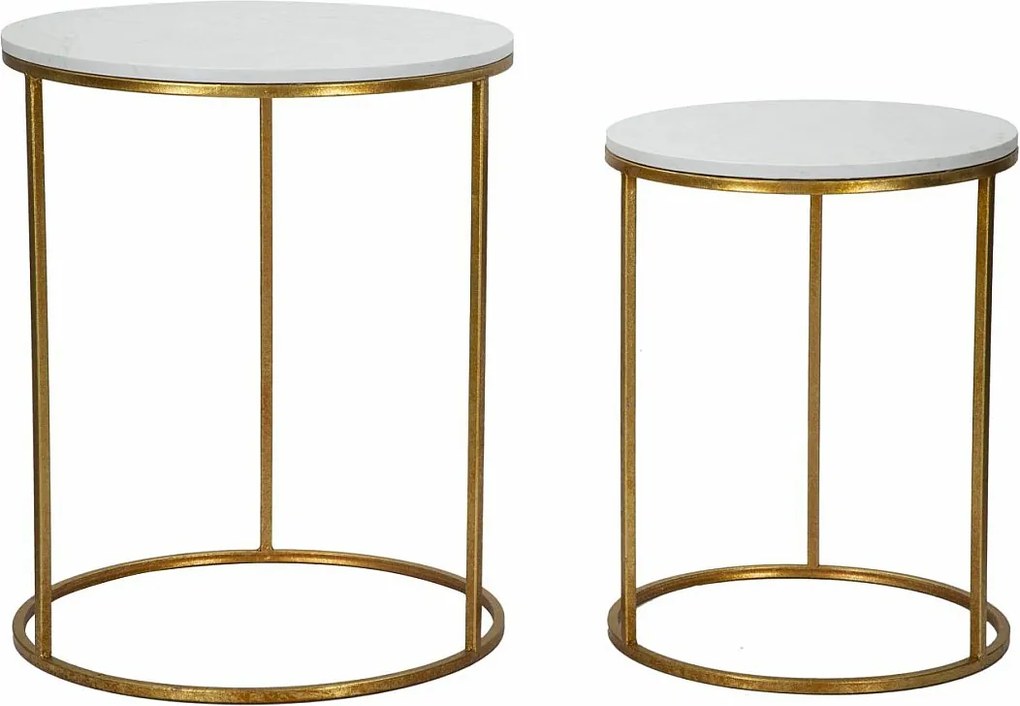 Stoliki kawowe Simply Marble Para cm Ø52X63-42X53
