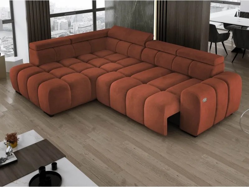 Narożnik BULL L Lewostronny z Elektryczną Regulacją SALVADOR 07 WERSAL