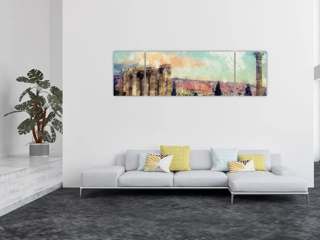 Obraz - Akropol, Ateny, Grecja (170x50 cm)
